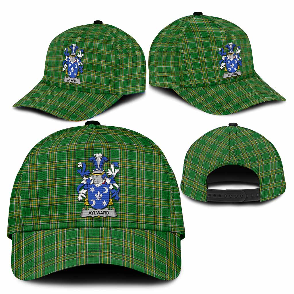 Aylward Irish Clan Tartan Classic Cap with Coat of Arms