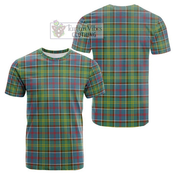 Ayrshire District Tartan Cotton T-Shirt - Tartan Vibes Clothing