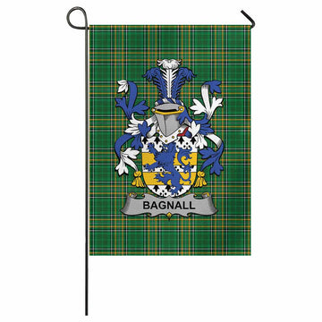 Bagnall Irish Clan Tartan Flag with Coat of Arms