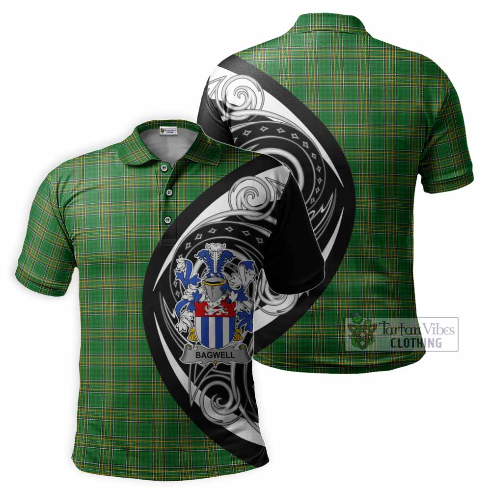 Bagwell Irish Clan Polo Shirt Celtic Circle Style - Tartan Vibes Clothing