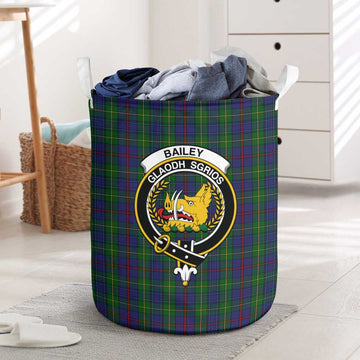 Bailey Tartan Laundry Basket with Family Crest One Size - Tartan Vibes Clothing