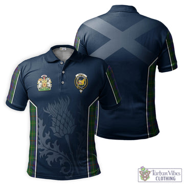 Bailey Tartan Men's Polo Shirt with Family Crest and Scottish Thistle Vibes Sport Style Kid - Tartan Vibes Clothing