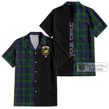 Bailey Tartan Hawaiian Shirt with Family Crest and Half Of Me Style Kid - Tartan Vibes Clothing
