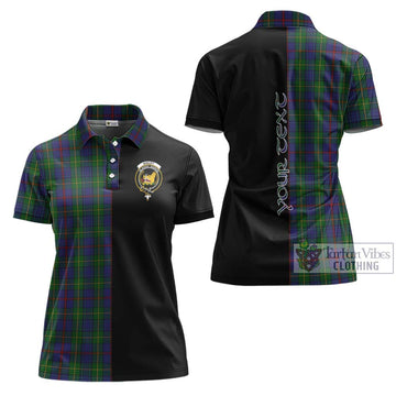 Bailey Tartan Women's Polo Shirt with Family Crest and Half Of Me Style Women - Tartan Vibes Clothing