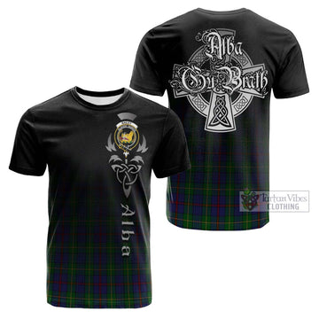 Bailey Tartan Cotton T-shirt Featuring Alba Gu Brath Family Crest Celtic Inspired Kid's Shirt - Tartan Vibes Clothing