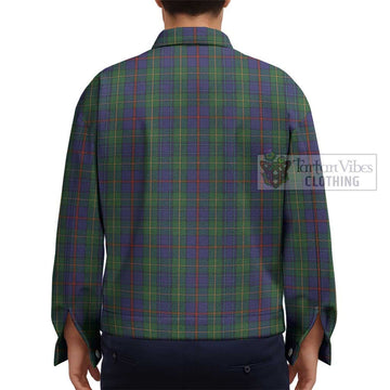 Bailey Tartan Unisex Lapel Cotton Jacket - Tartan Vibes Clothing