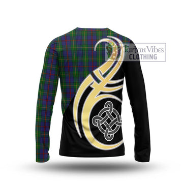 Bailey Tartan Long Sleeve T-Shirt with Family Crest and Celtic Symbol Style - Tartan Vibes Clothing