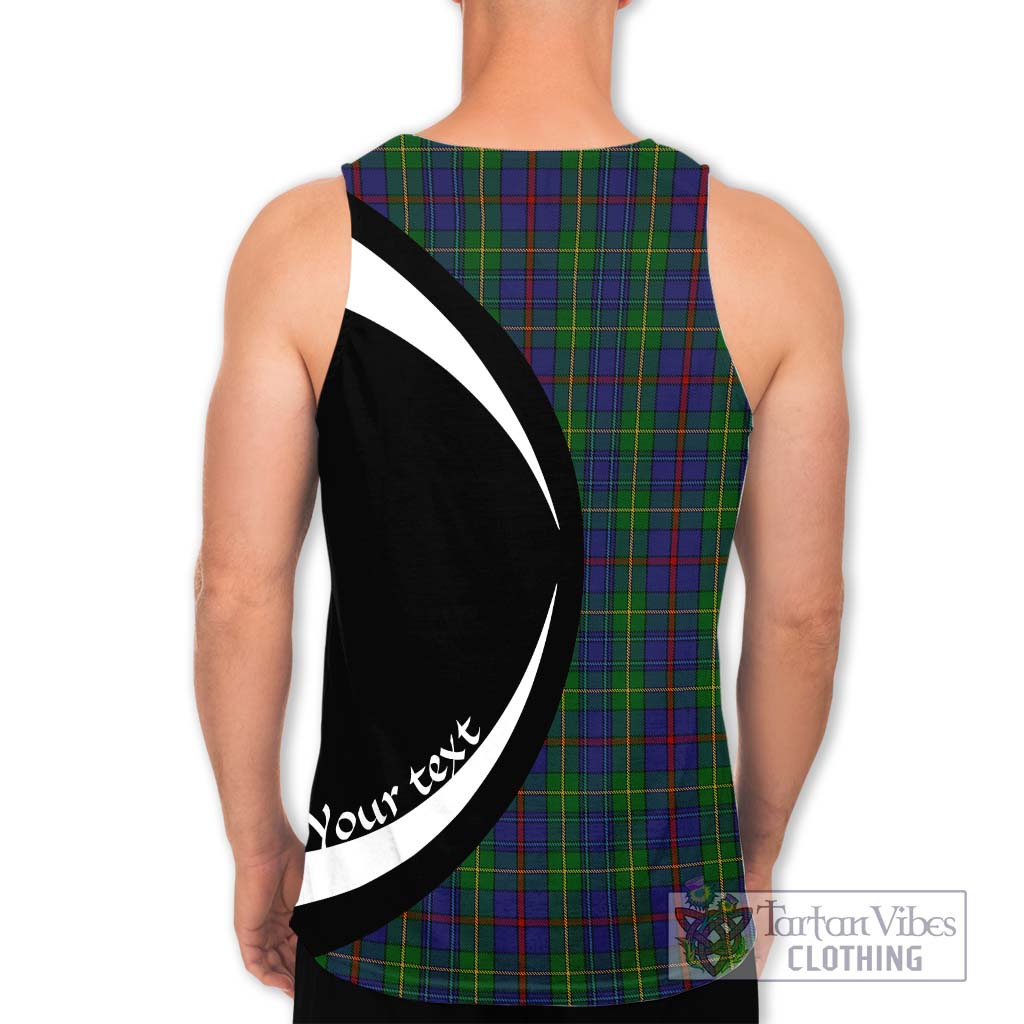 Bailey Tartan Men's Tank Top with Family Crest Circle Style - Tartan Vibes Clothing