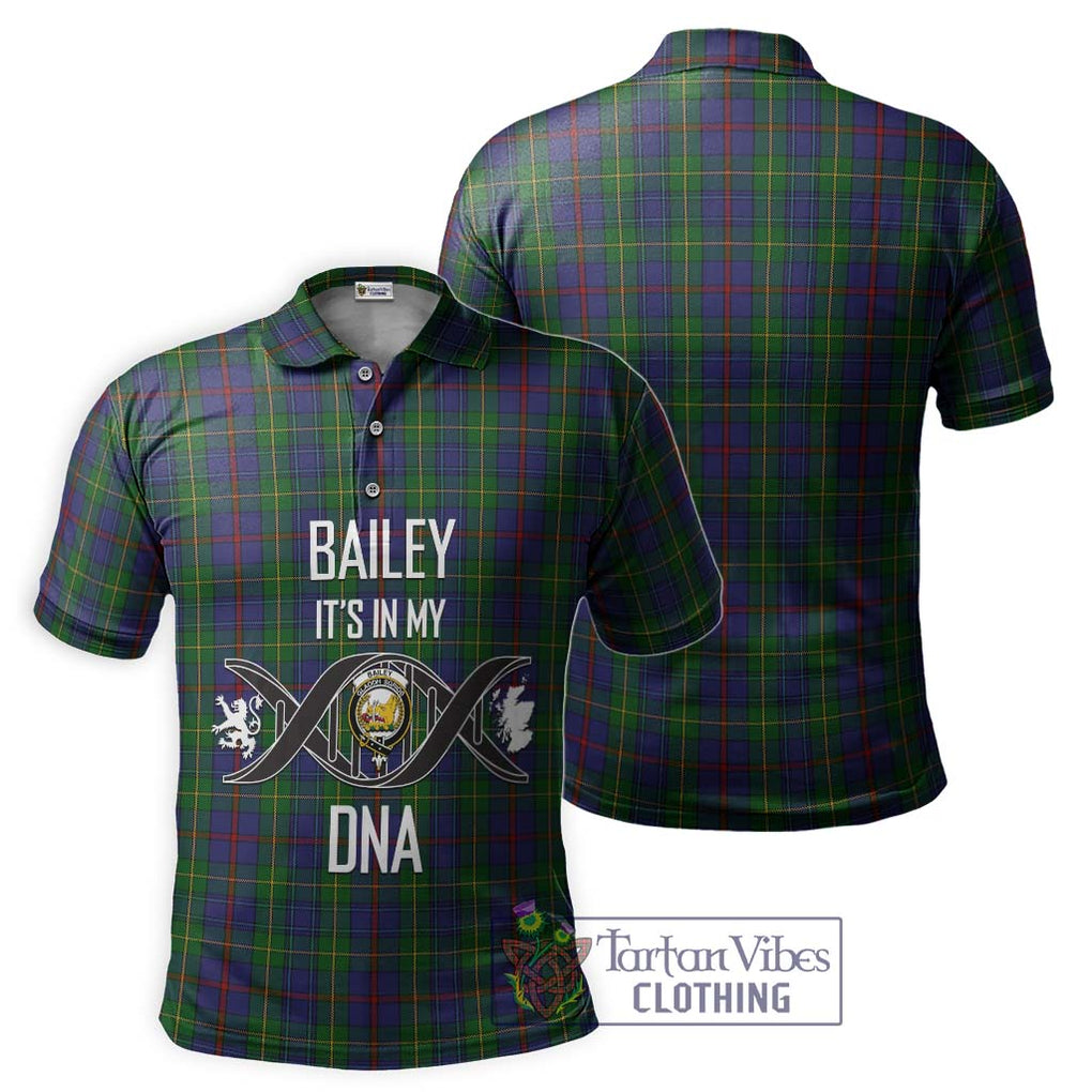 Bailey Tartan Polo Shirt with Family Crest DNA In Me Style - Tartan Vibes Clothing