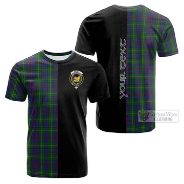 Bailey Tartan Cotton T-shirt with Family Crest and Half Of Me Style Kid's Shirt - Tartan Vibes Clothing