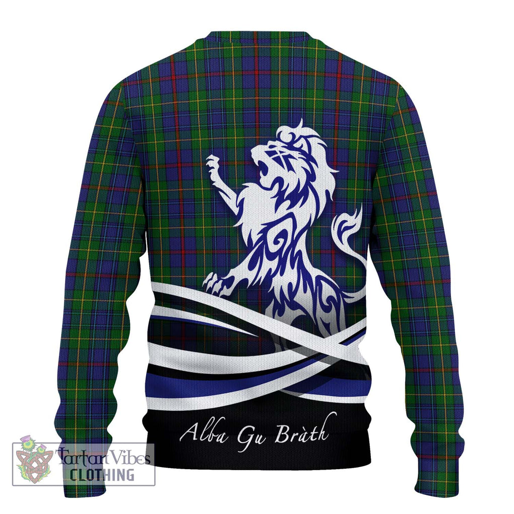 Bailey Tartan Ugly Sweater with Alba Gu Brath Regal Lion Emblem - Tartan Vibes Clothing
