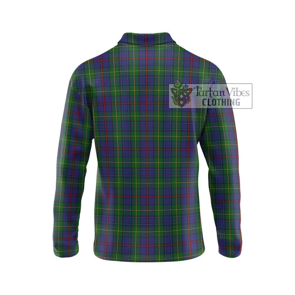Bailey Tartan Long Sleeve Polo Shirt with Family Crest DNA In Me Style - Tartan Vibes Clothing