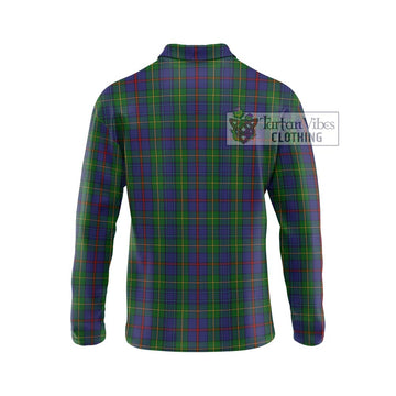 Bailey Tartan Long Sleeve Polo Shirt with Family Crest DNA In Me Style - Tartan Vibes Clothing