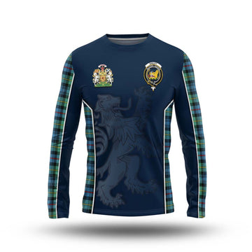 Bailey Ancient Tartan Long Sleeve T-Shirt with Family Crest and Lion Rampant Vibes Sport Style Unisex - Tartan Vibes Clothing