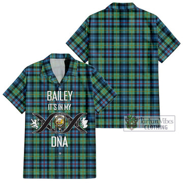 Bailey Ancient Tartan Hawaiian Shirt with Family Crest DNA In Me Style Kid - Tartan Vibes Clothing