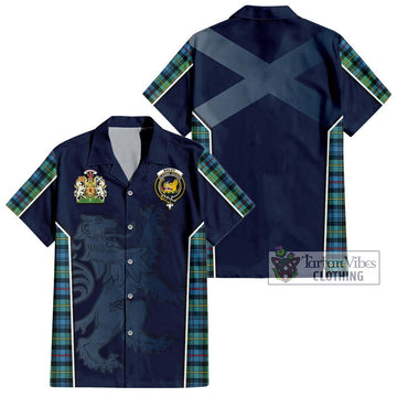Bailey Ancient Tartan Hawaiian Shirt with Family Crest and Lion Rampant Vibes Sport Style Kid - Tartan Vibes Clothing