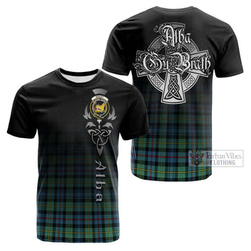 Bailey Ancient Tartan Cotton T-shirt Featuring Alba Gu Brath Family Crest Celtic Inspired Kid's Shirt - Tartan Vibes Clothing