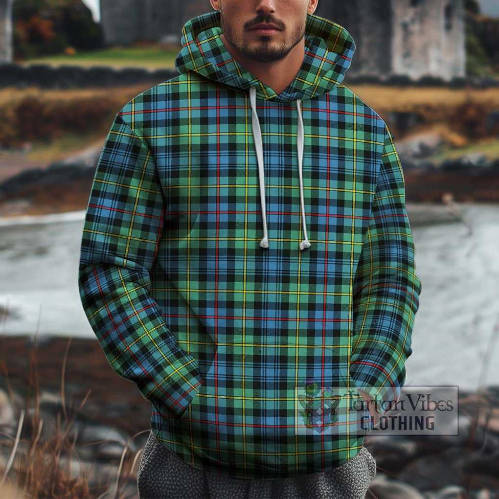 Bailey Ancient Tartan Cotton Hoodie Zip Hoodie - Tartan Vibes Clothing