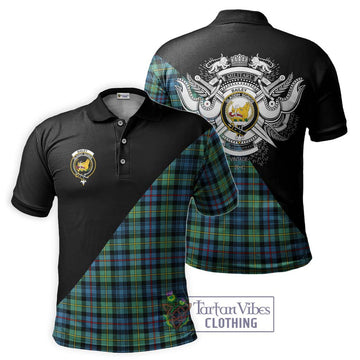 Bailey Ancient Tartan Polo Shirt with Family Crest and Military Logo Style Kid - Tartan Vibes Clothing