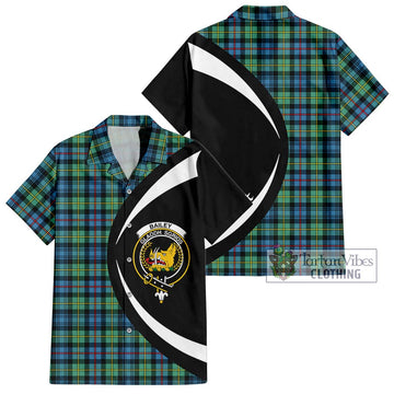 Bailey Ancient Tartan Hawaiian Shirt with Family Crest Circle Style Kid - Tartan Vibes Clothing