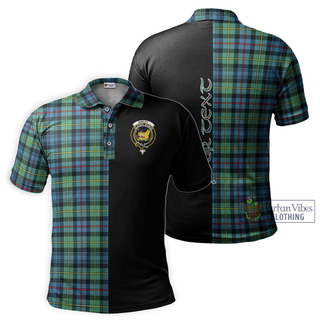 Bailey Ancient Tartan Polo Shirt with Family Crest and Half Of Me Style Kid - Tartan Vibes Clothing