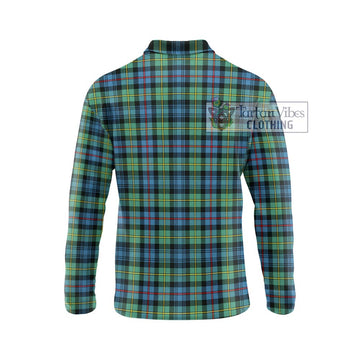 Bailey Ancient Tartan Long Sleeve Polo Shirt with Family Crest DNA In Me Style - Tartan Vibes Clothing