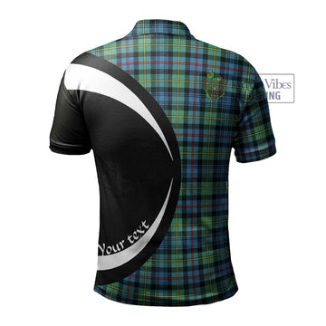 Bailey Ancient Tartan Men's Polo Shirt with Family Crest Circle Style - Tartan Vibes Clothing