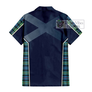 Bailey Ancient Tartan Hawaiian Shirt with Family Crest and Lion Rampant Vibes Sport Style - Tartan Vibes Clothing
