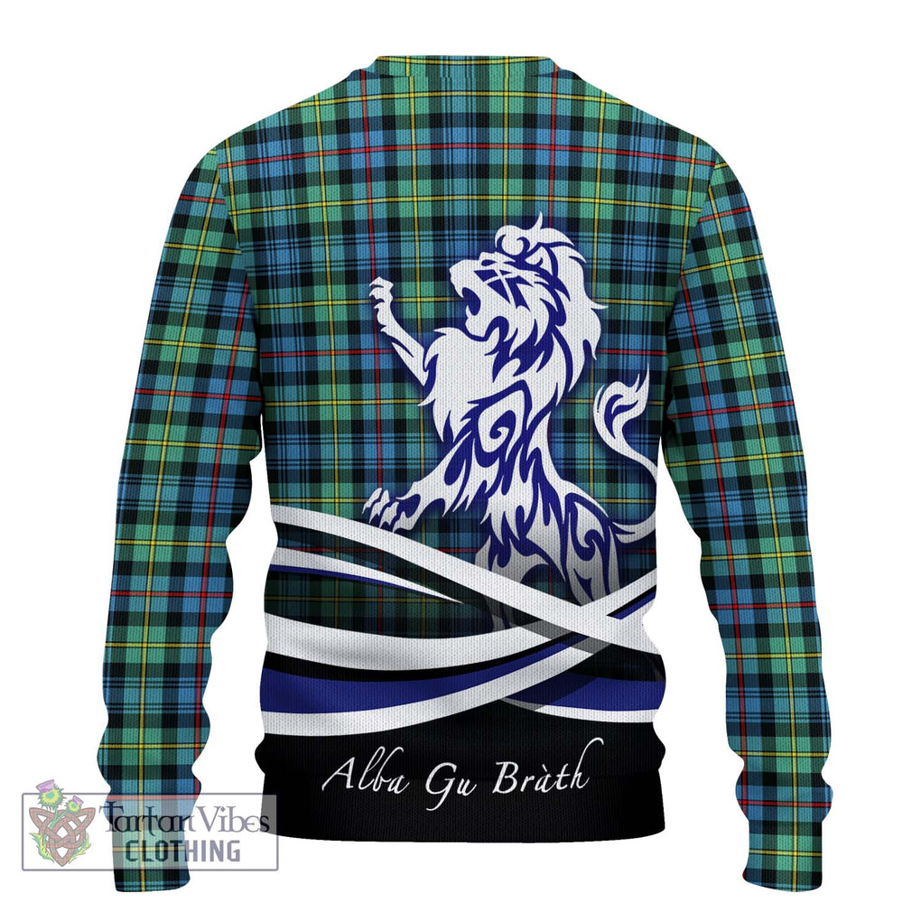 Bailey Ancient Tartan Ugly Sweater with Alba Gu Brath Regal Lion Emblem - Tartan Vibes Clothing