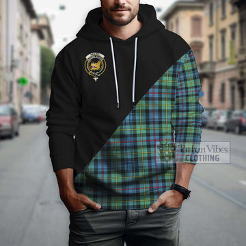 Bailey Ancient Tartan Hoodie with Family Crest and Military Logo Style - Tartan Vibes Clothing