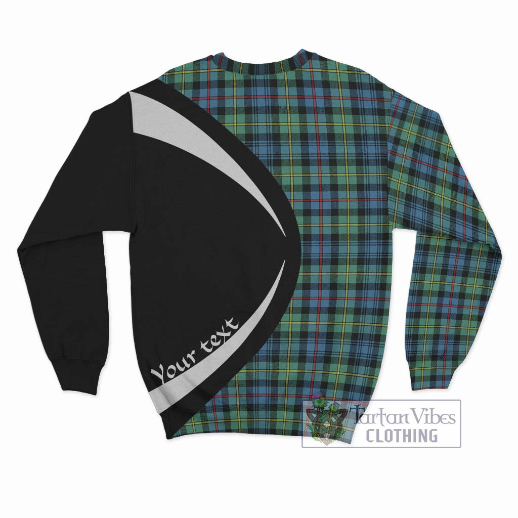 Bailey Ancient Tartan Sweatshirt with Family Crest Circle Style - Tartan Vibes Clothing