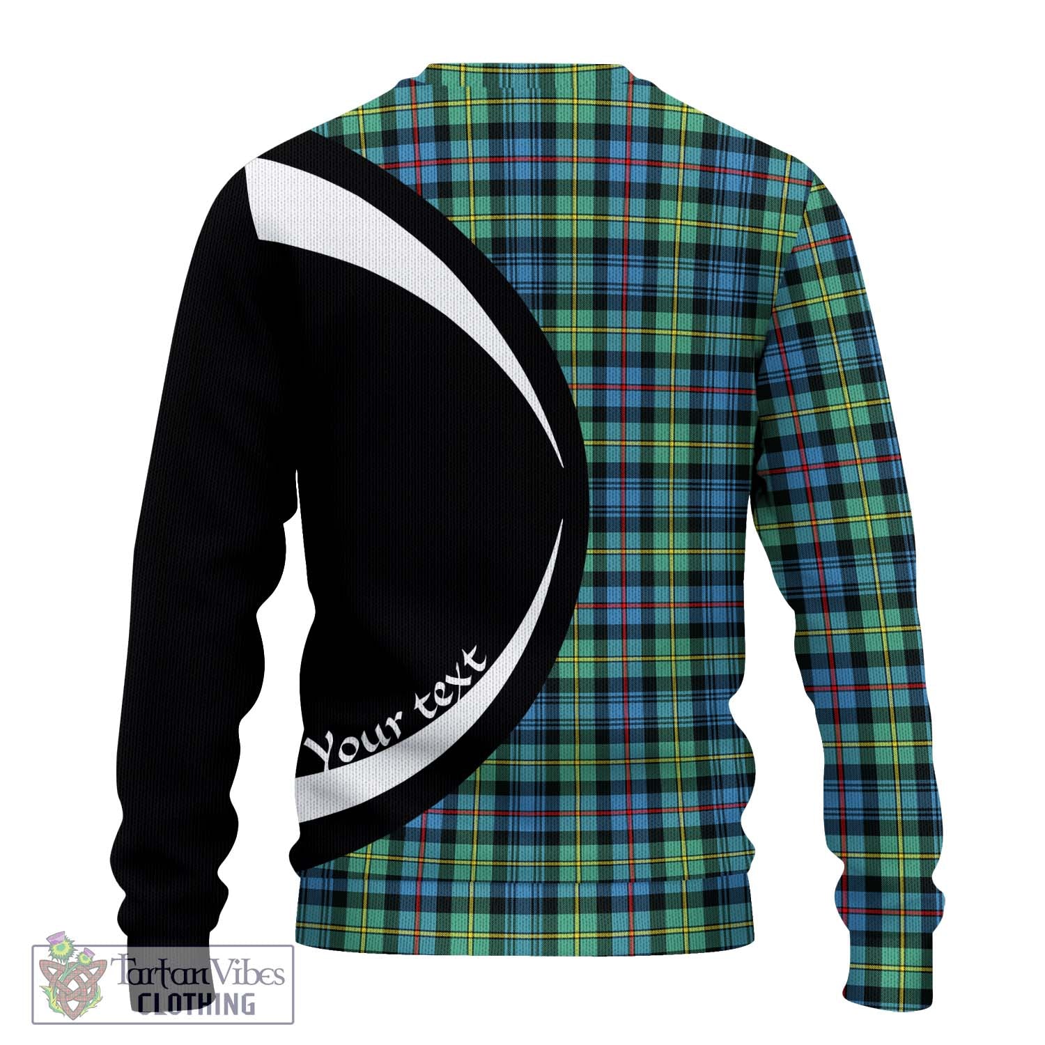 Bailey Ancient Tartan Ugly Sweater with Family Crest Circle Style - Tartan Vibes Clothing
