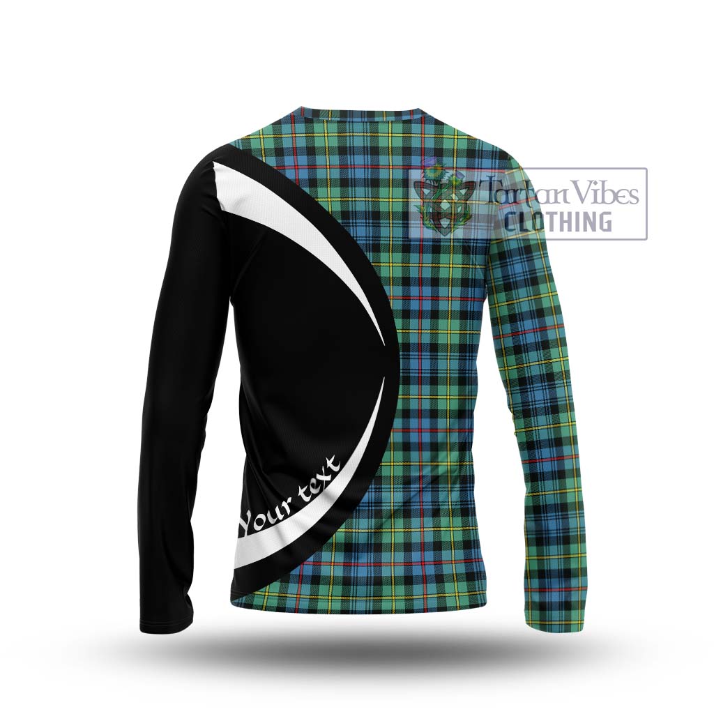Bailey Ancient Tartan Long Sleeve T-Shirt with Family Crest Circle Style - Tartan Vibes Clothing