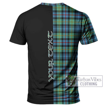 Bailey Ancient Tartan T-Shirt with Family Crest and Half Of Me Style - Tartan Vibes Clothing