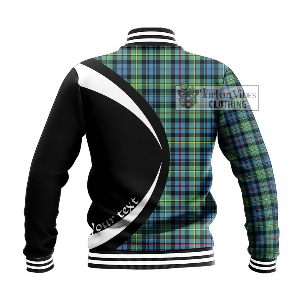 Bailey Ancient Tartan Baseball Jacket with Family Crest Circle Style - Tartan Vibes Clothing