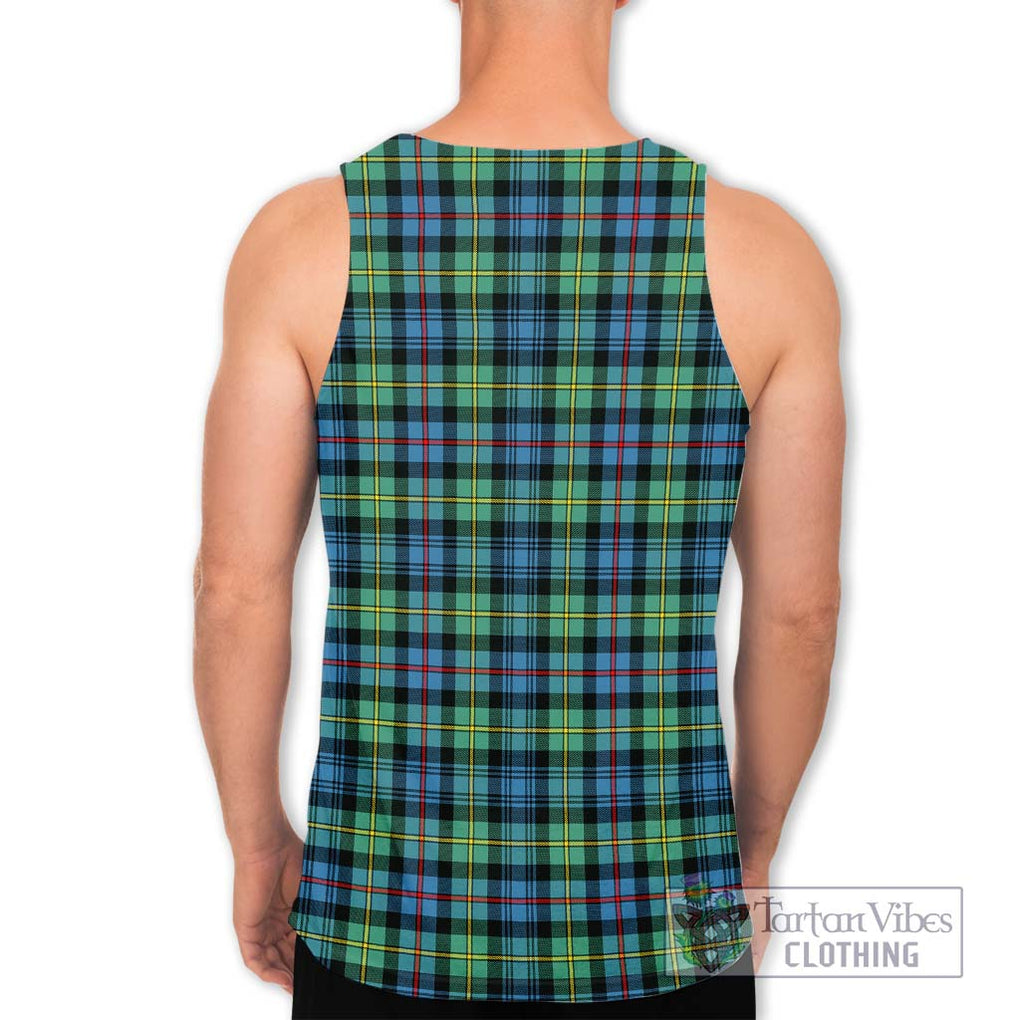 Bailey Ancient Tartan Men's Tank Top with Family Crest DNA In Me Style - Tartan Vibes Clothing
