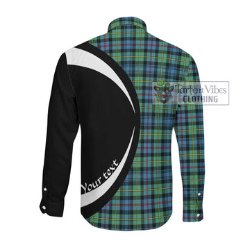 Bailey Ancient Tartan Long Sleeve Button Up with Family Crest Circle Style Men's Shirt - Tartan Vibes Clothing