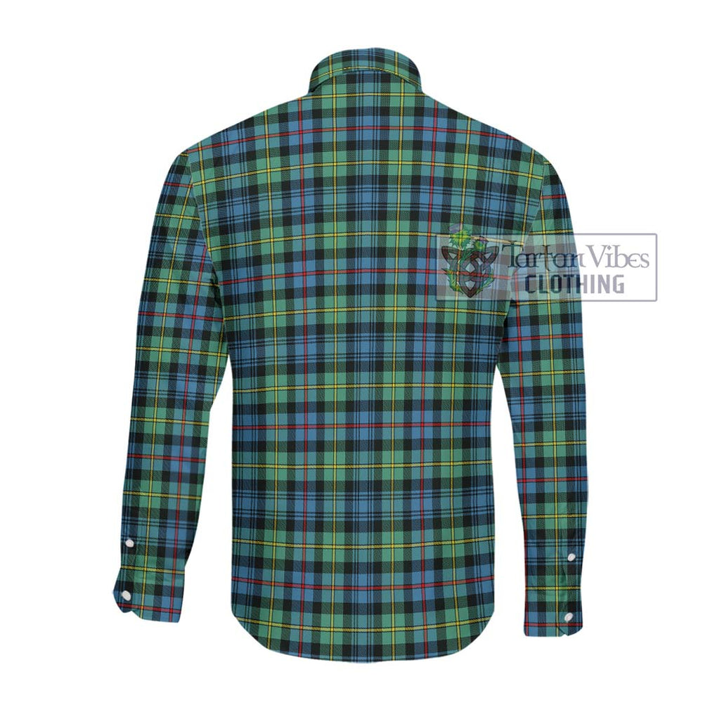 Bailey Ancient Tartan Long Sleeve Button Shirt with Family Crest DNA In Me Style - Tartanvibesclothing Shop