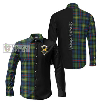 Bailey Modern Tartan Long Sleeve Button Shirt with Family Crest and Half Of Me Style Men's Shirt S - Tartanvibesclothing Shop