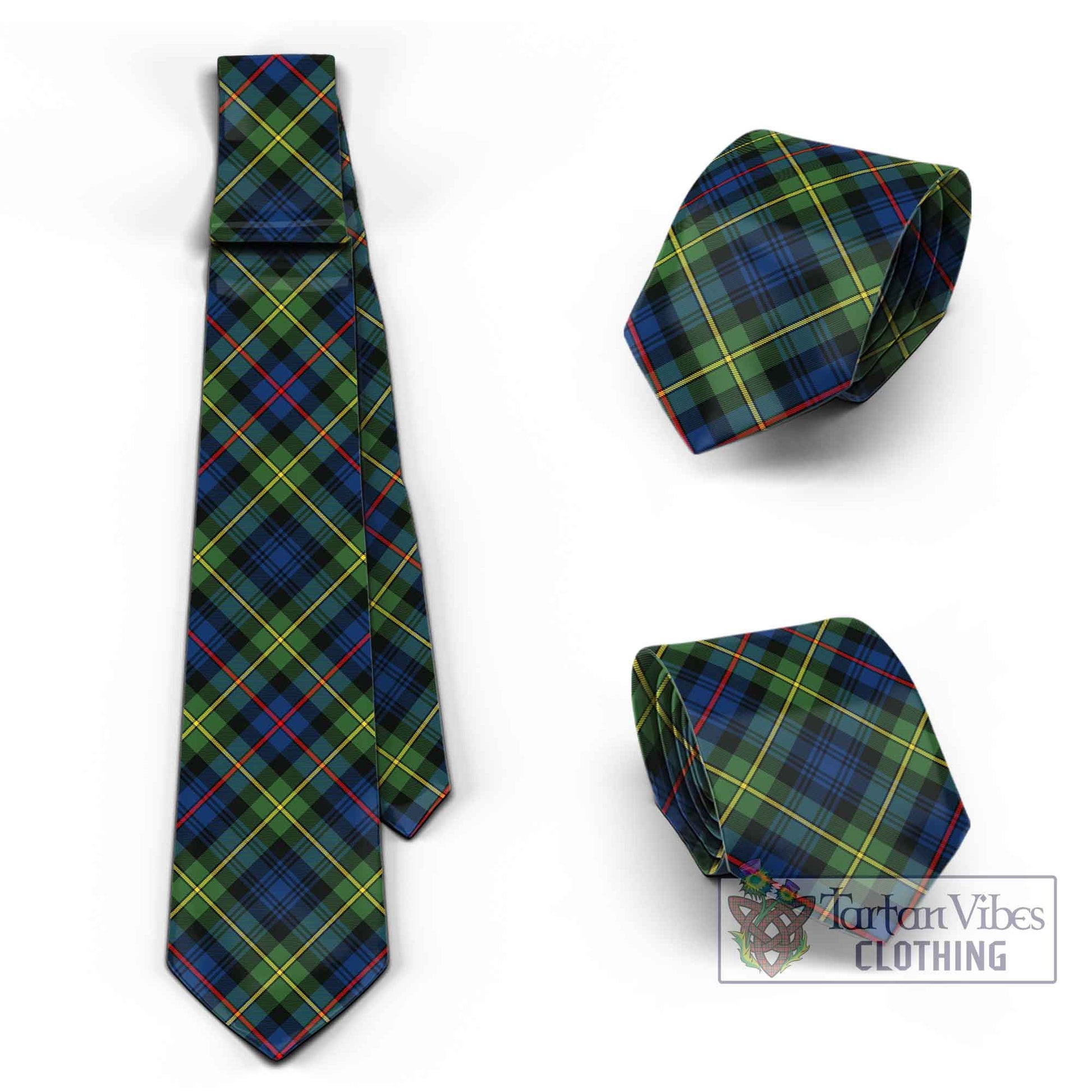 Bailey Modern Tartan Classic Necktie Cross Style Necktie One Size - Tartan Vibes Clothing