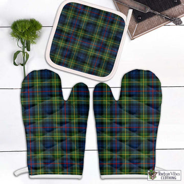 Bailey Modern Tartan Combo Oven Mitt & Pot-Holder Combo 2 Oven Mitt & 1 Pot-Holder Black - Tartan Vibes Clothing