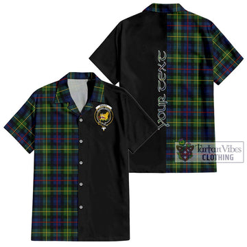Bailey Modern Tartan Hawaiian Shirt with Family Crest and Half Of Me Style Kid - Tartan Vibes Clothing