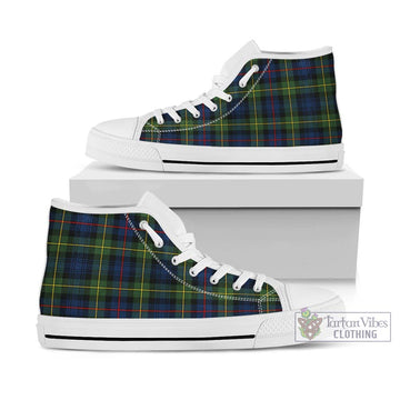 Bailey Modern Tartan High Top Shoes Kid High Top - White Sole - Tartan Vibes Clothing