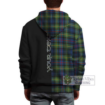 Bailey Modern Tartan Hoodie with Family Crest and Half Of Me Style - Tartan Vibes Clothing