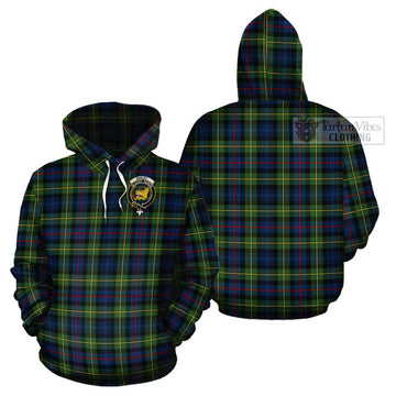 Bailey Modern Tartan Cotton Hoodie with Family Crest - Tartan Vibes Clothing