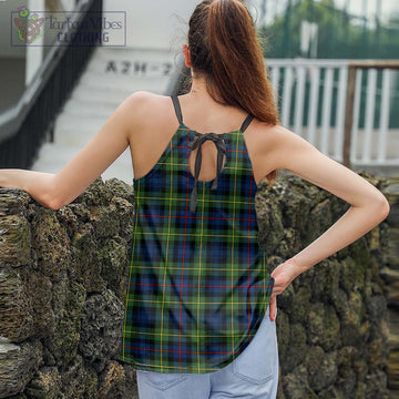 Bailey Modern Tartan Loose Halter Neck Camisole - Tartan Vibes Clothing