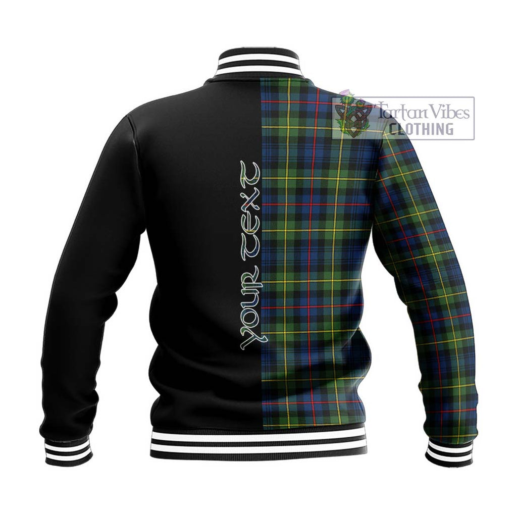 Bailey Modern Tartan Baseball Jacket with Family Crest and Half Of Me Style - Tartan Vibes Clothing