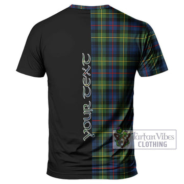 Bailey Modern Tartan T-Shirt with Family Crest and Half Of Me Style - Tartan Vibes Clothing