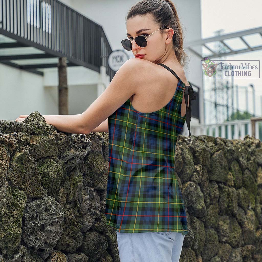 Bailey Modern Tartan Loose Halter Neck Camisole - Tartan Vibes Clothing