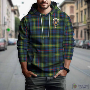 Baillie (Bailey) Tartan Hoodie with Family Crest Pullover Hoodie - Tartan Vibes Clothing
